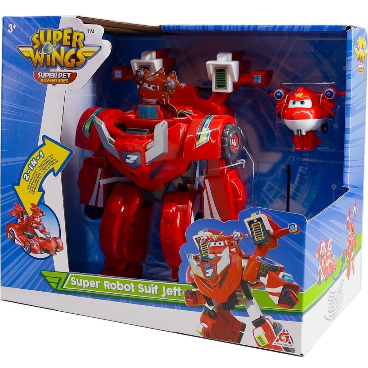 Игровой набор Super Wings Super Robot Suit Джетт (EU770351) - фото 4