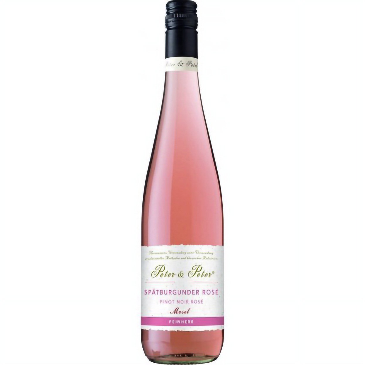 Вино Peter&Peter Spatburgunder Pinot Noir Rose, розовое, полусухое, 0,75 л - фото 1