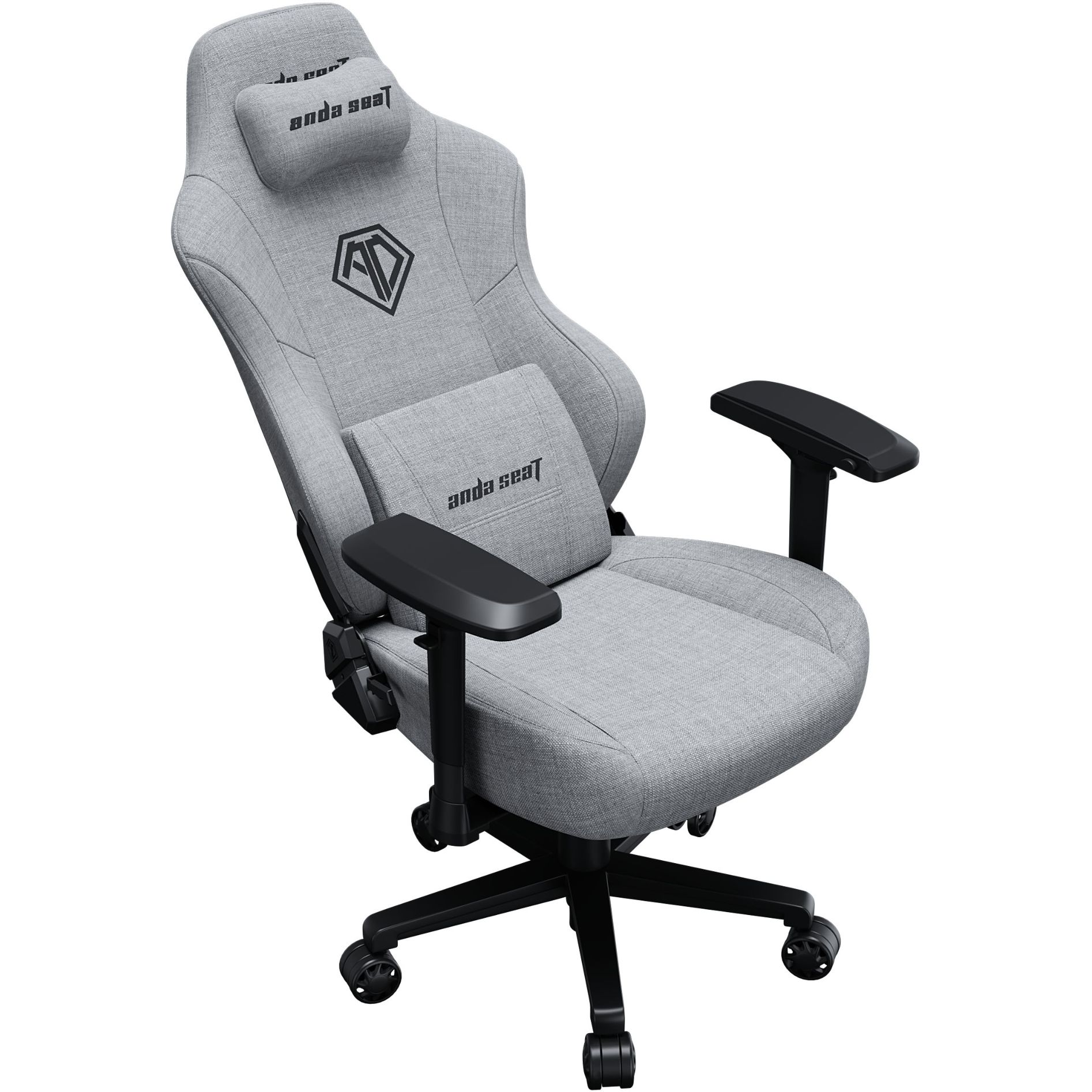 Кресло игровое Anda Seat Phantom 3 Pro Size L Grey Fabric (AD18YC-06-GF) - фото 3