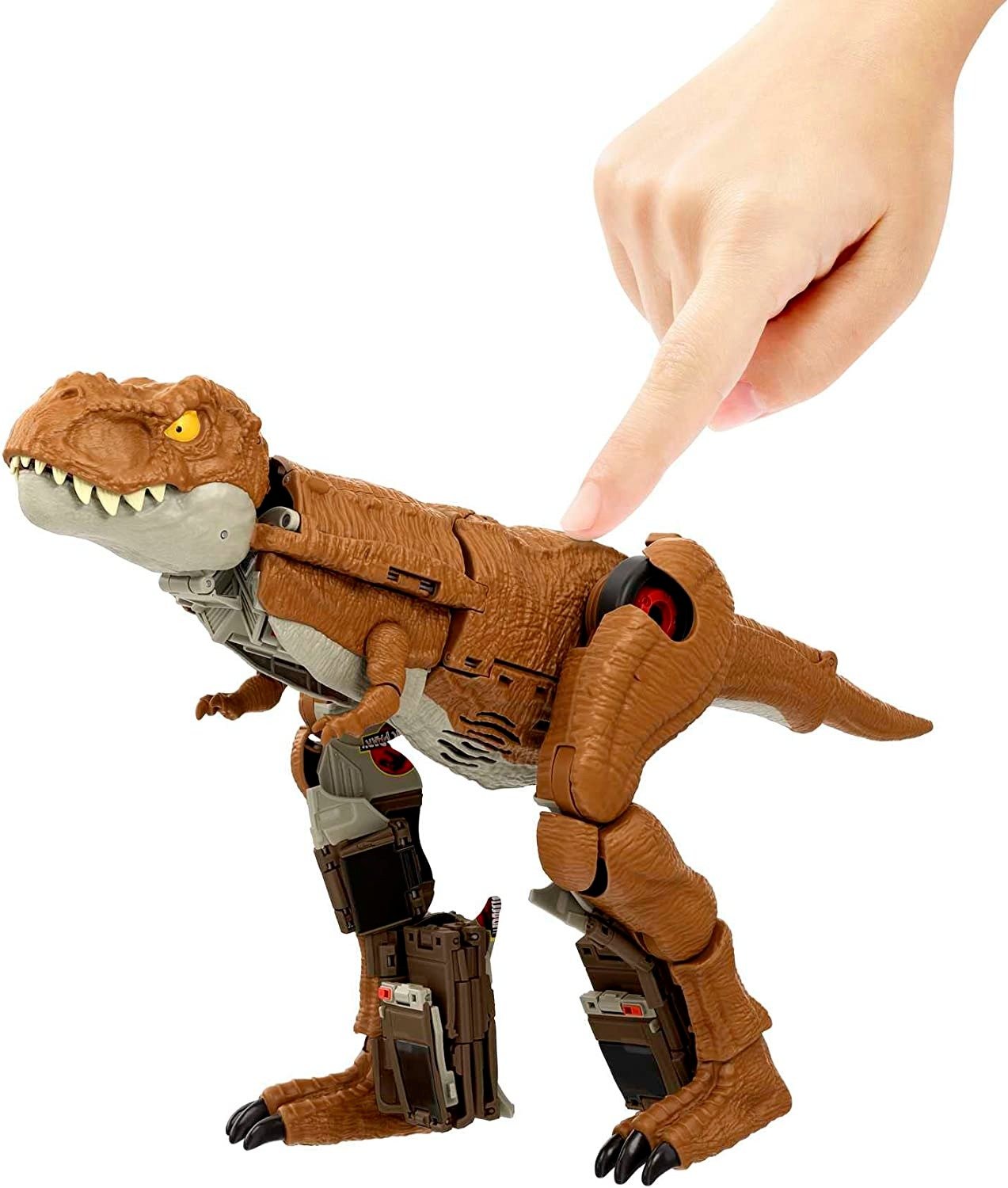 Игрушка трансформер Jurassic World Chase and Roar Dinozaur Transforms Tyrannosaurus Rex (HPD38) - фото 2