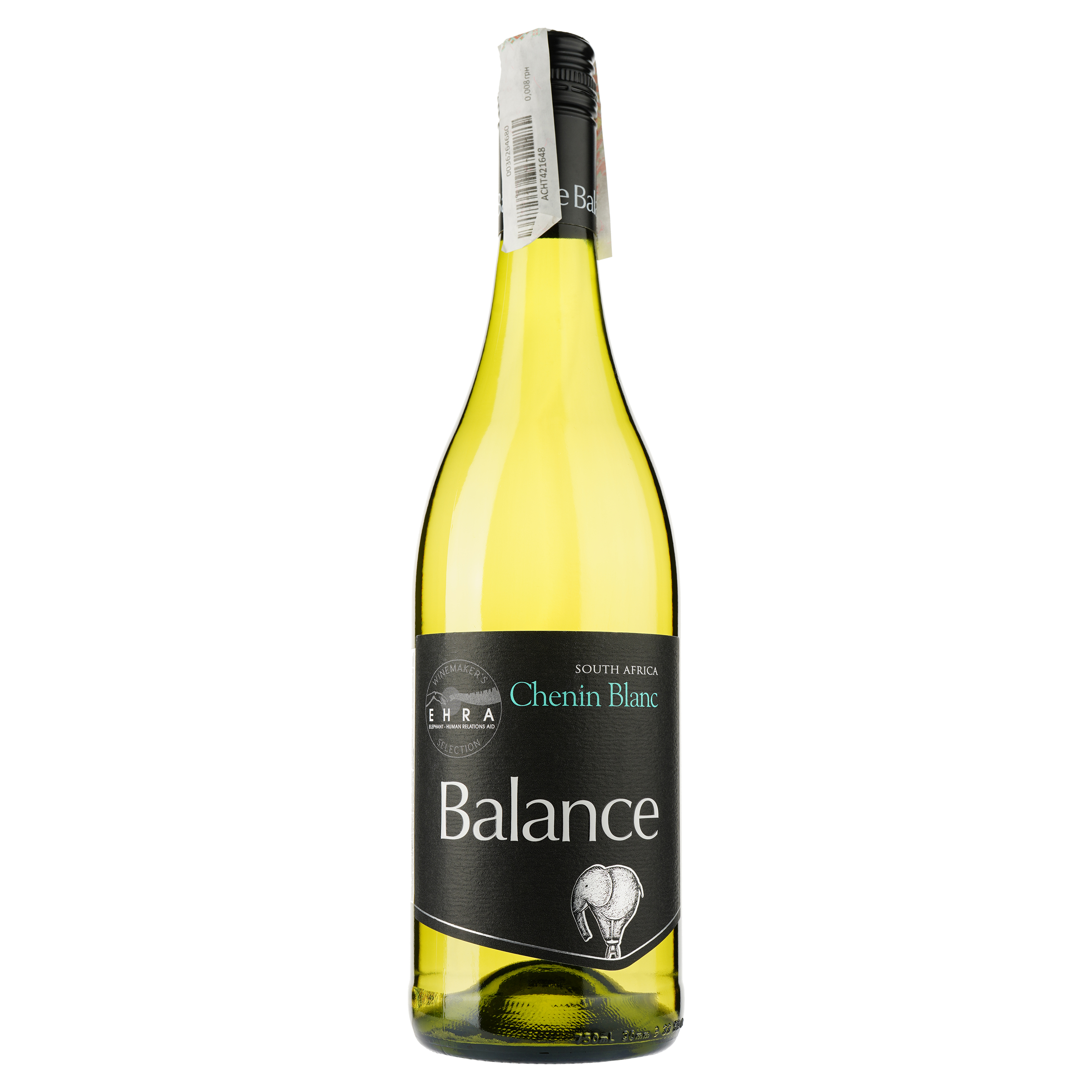 Вино Overhex Wines Balance Winemaker Selection Chenin Blanc, белое, сухое, 0,75 л (8000015201917) - фото 1