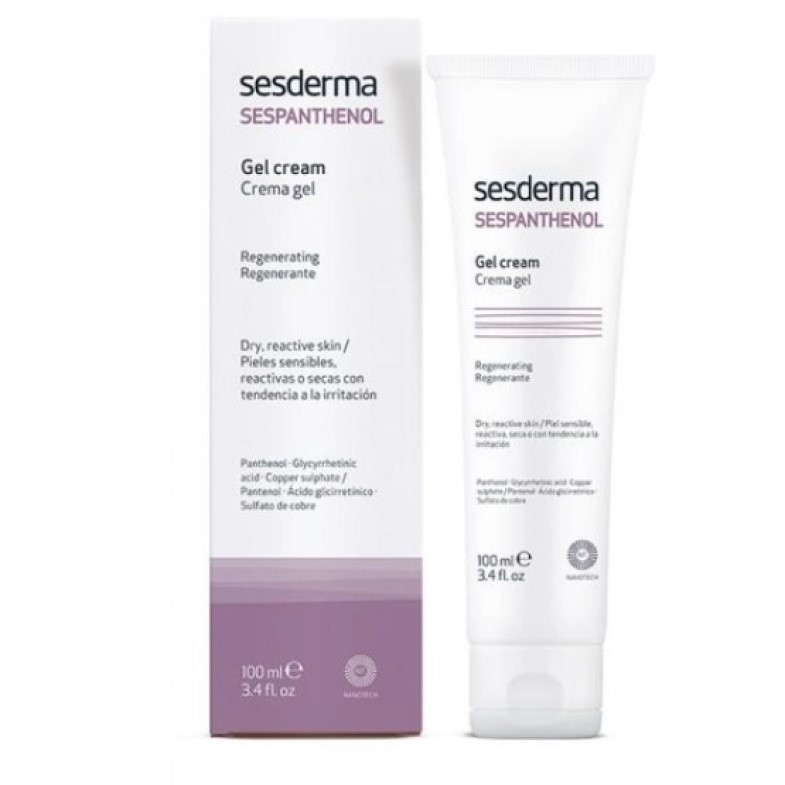 Восстанавливающий гель-крем для лица Sesderma Sespanthenol Gel Cream, 100 мл - фото 1