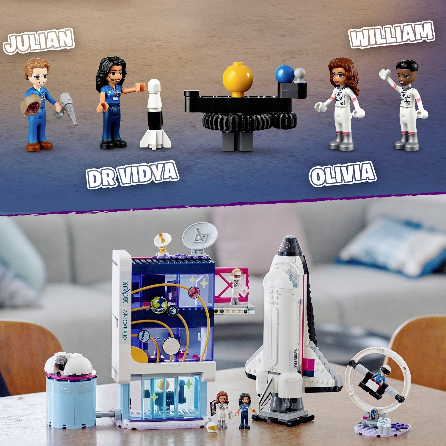 Конструктор LEGO Friends Космічна академія Олівії, 757 деталей (41713) - фото 8