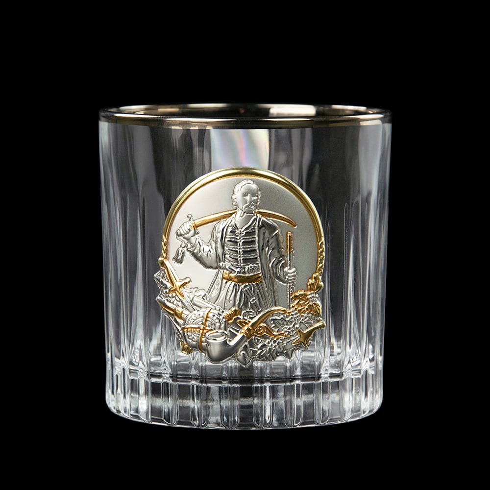 Набір кришталевих склянок Boss Crystal Козаки Gold, 310 мл, 6 предметів (BCR6KGPL) - фото 3