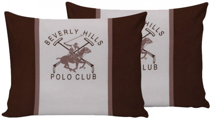 Наволочки Beverly Hills Polo Club BHPC 029 Brown, 70х50 см, коричневий, 2 шт. (2000022202558) - фото 1