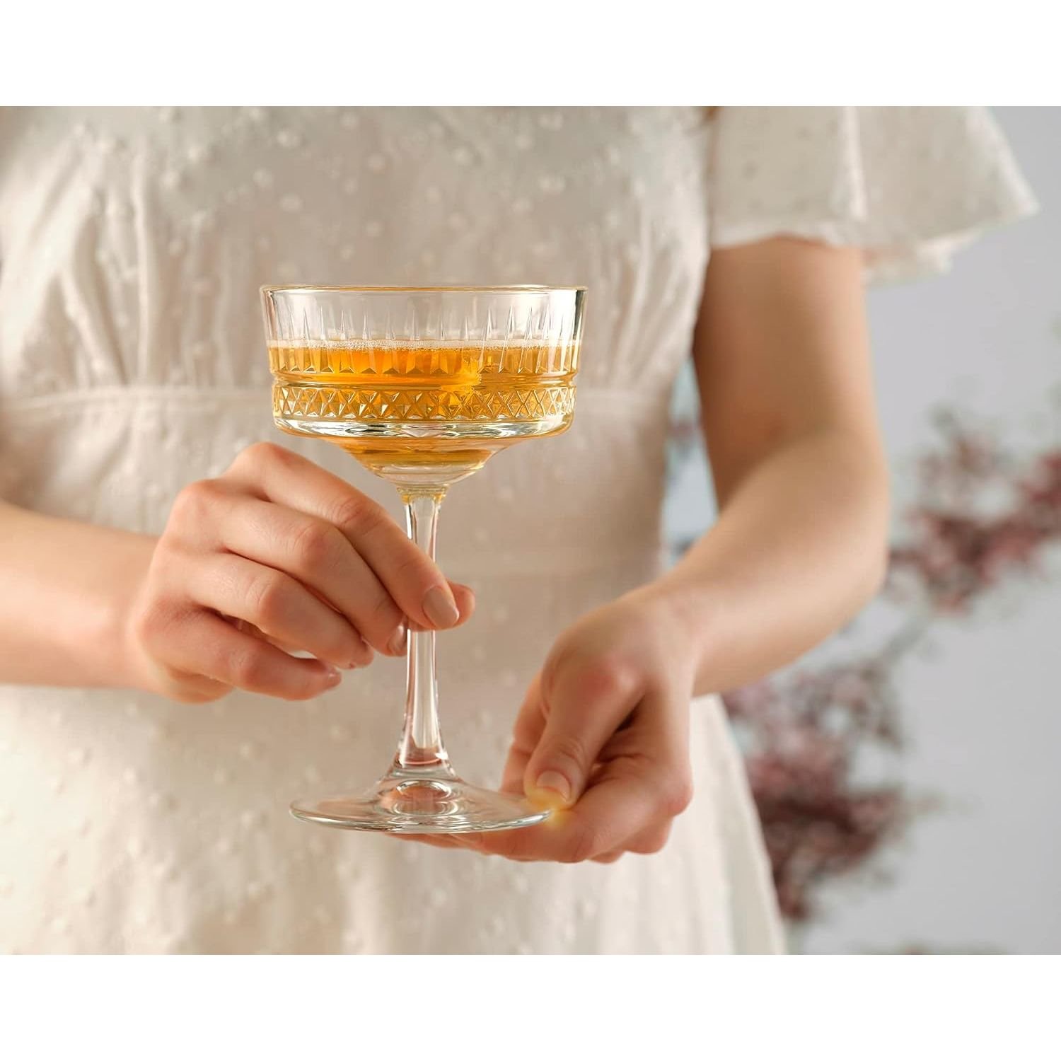 Набор креманок для игристых вин Pasabahce Elysia Gold 260 мл 4 шт. (440436G-4) - фото 5