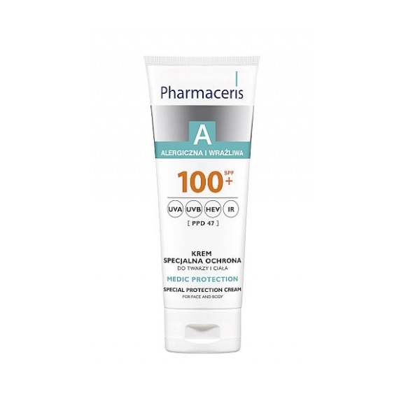 Крем захисний для обличчя Pharmaceris А Medic Protection Special Protection Cream, SPF 100+, 75 мл (E16007) - фото 1