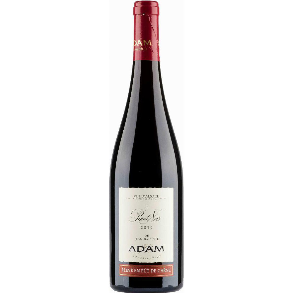 Вино Jean-Baptiste Adam Pinot Noir Eleve en Fut De Chene 2019 червоне сухе 0.75 л - фото 1