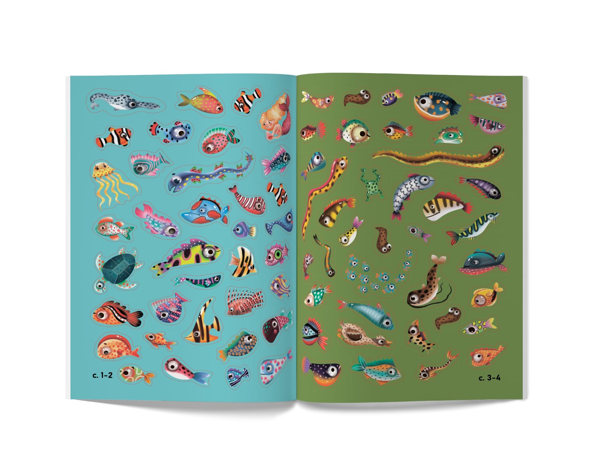Книга Кристал Бук Меганаліпки Підводний світ, з наліпками (F00022470) - фото 6