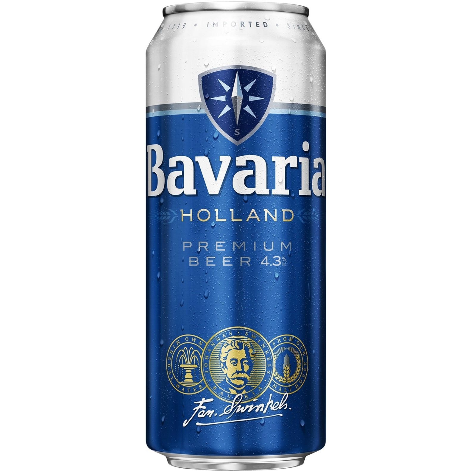 Пиво Bavaria Premium світле 4.3% 0.44 л з/б - фото 1