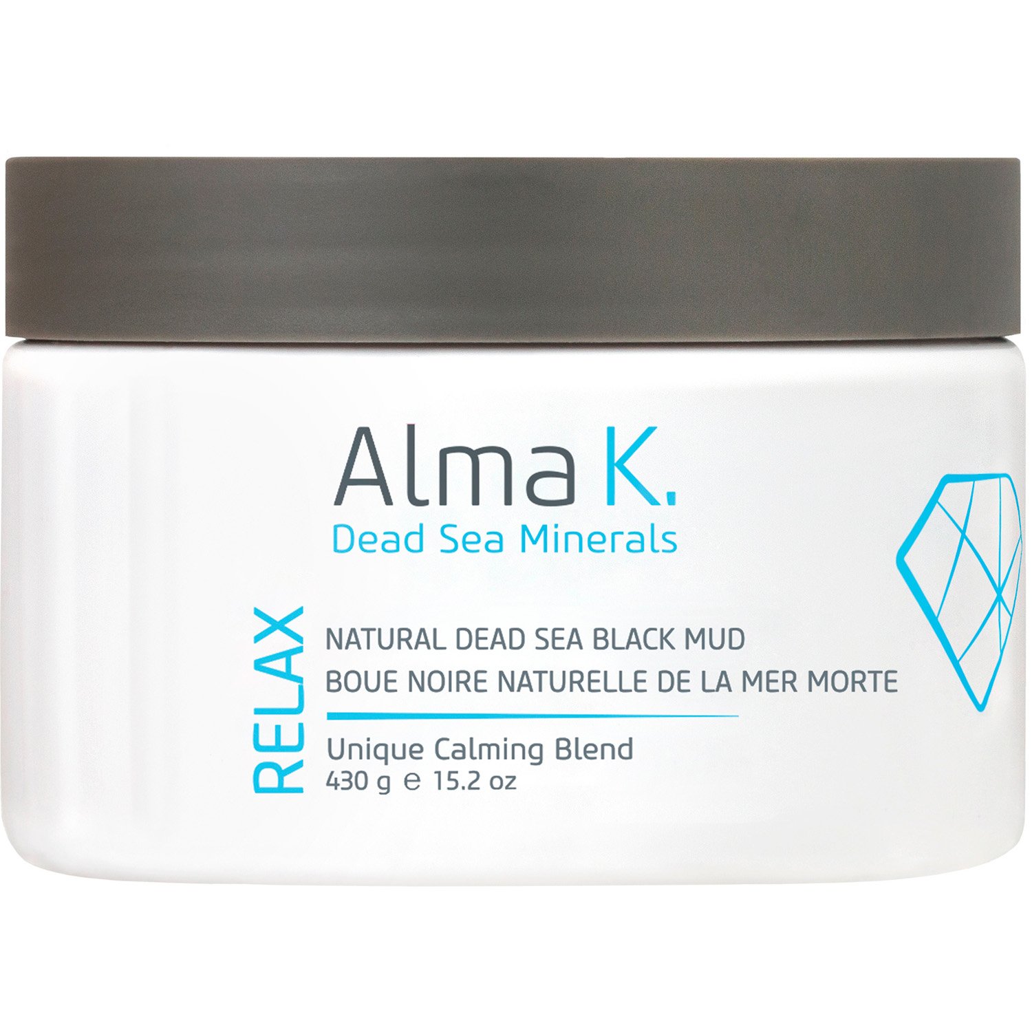 Естественная черная грязь для тела Мертвого моря Alma K Natural Black Mud, 430 г (107176) - фото 1