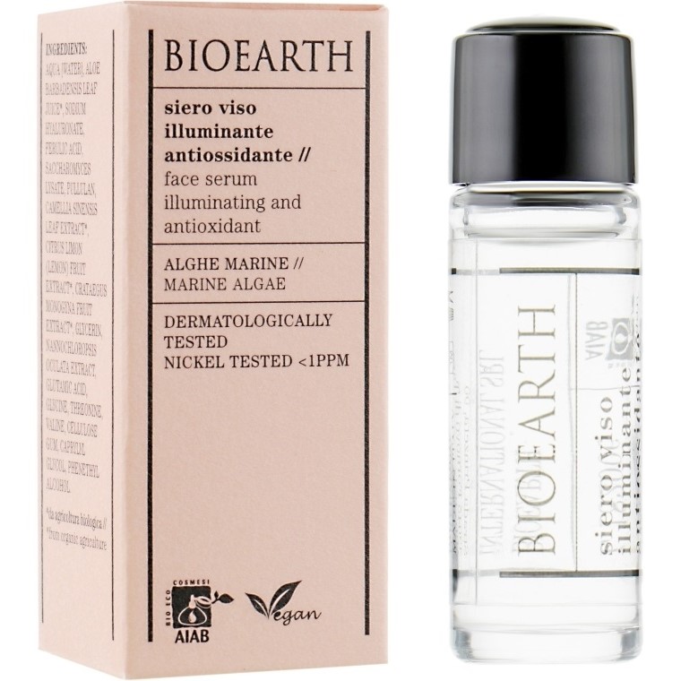 Антивікова освітлювальна сироватка для обличчя Bioearth Brightening & Antioxidant Serum 5 мл - фото 1