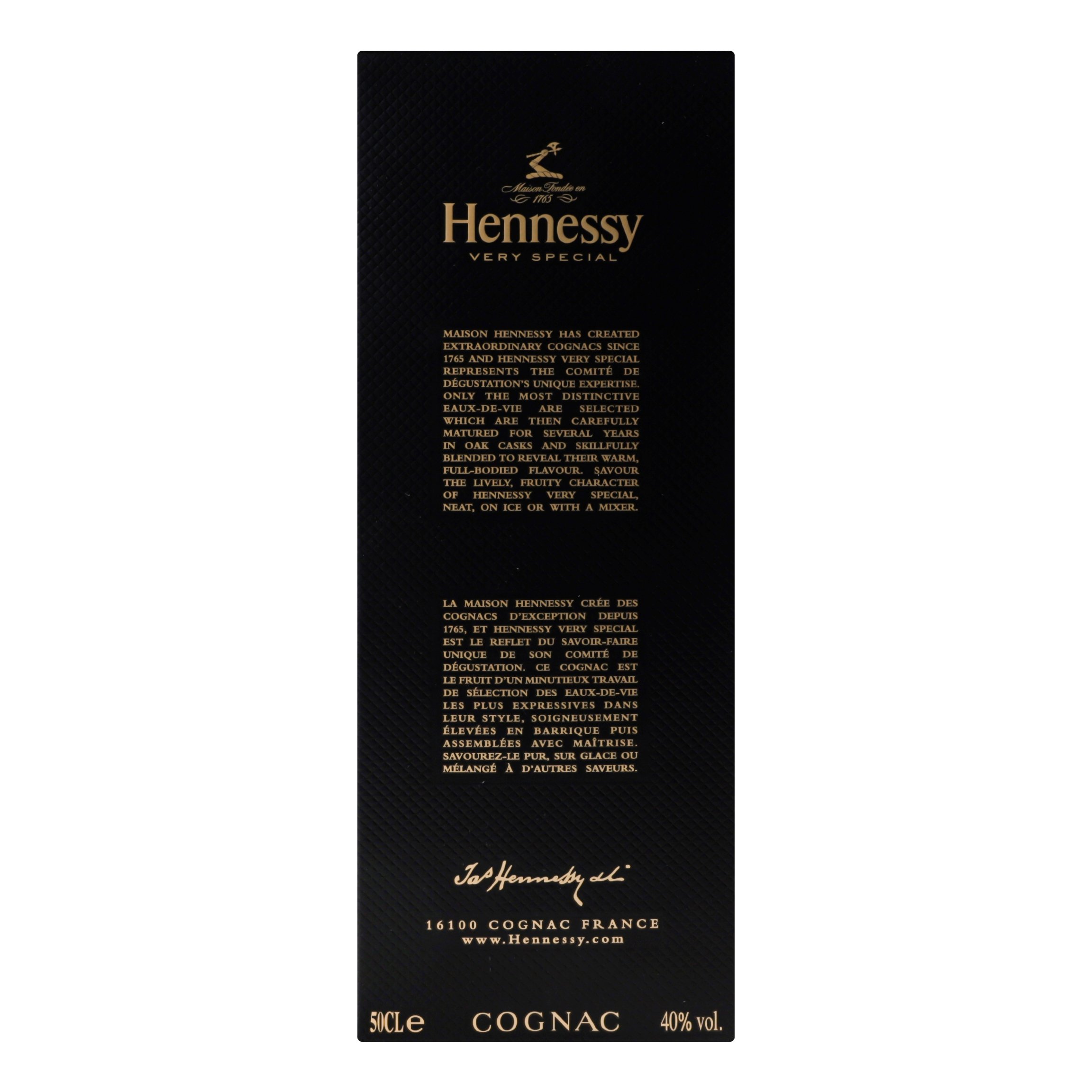 Коньяк Hennessy VS, в подарочной упаковке, 40%, 0,5 л (591589) - фото 4