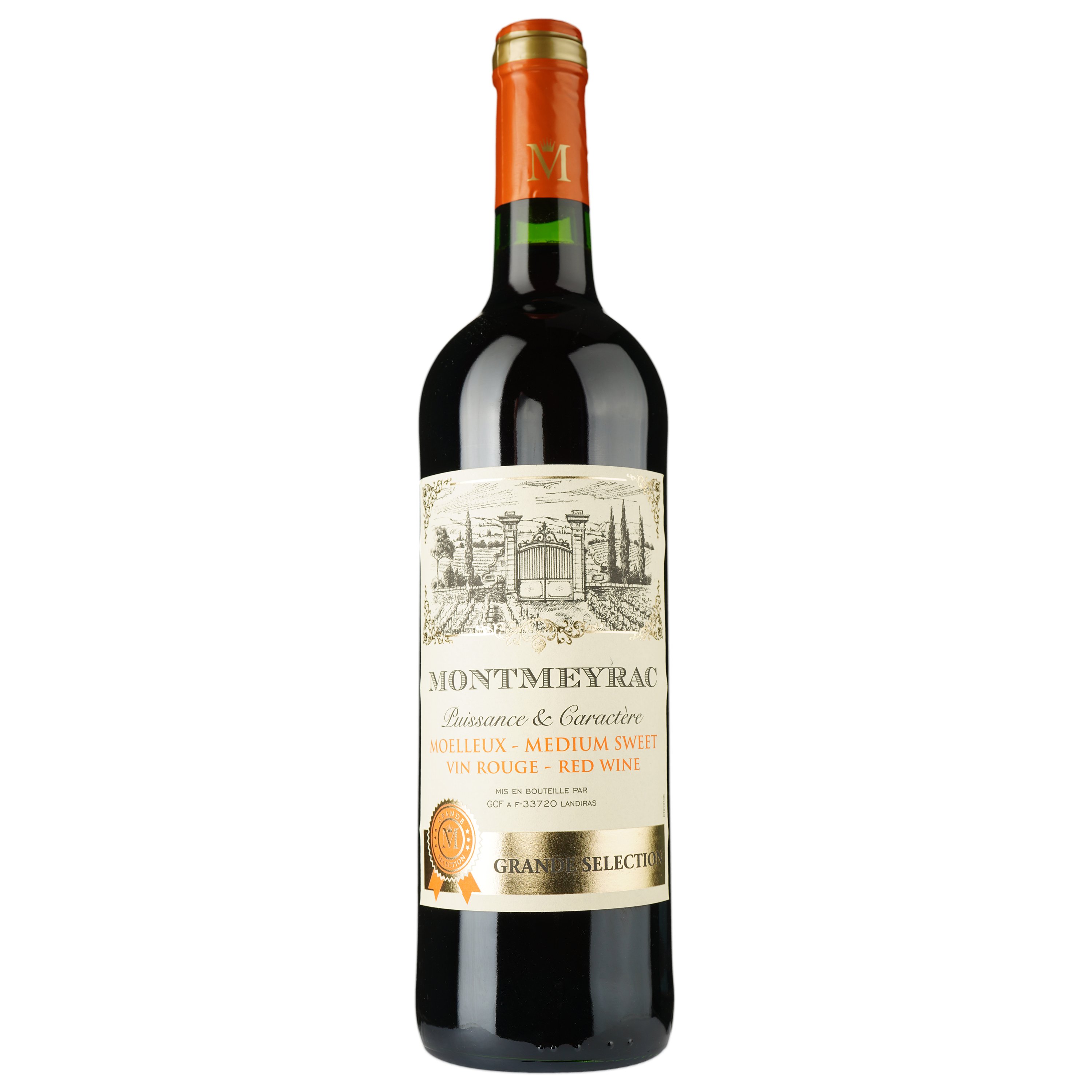 Вино Montmeyrac Rouge Semi-Sweet, червоне, напівсолодке, 0,75 л (637670) - фото 1