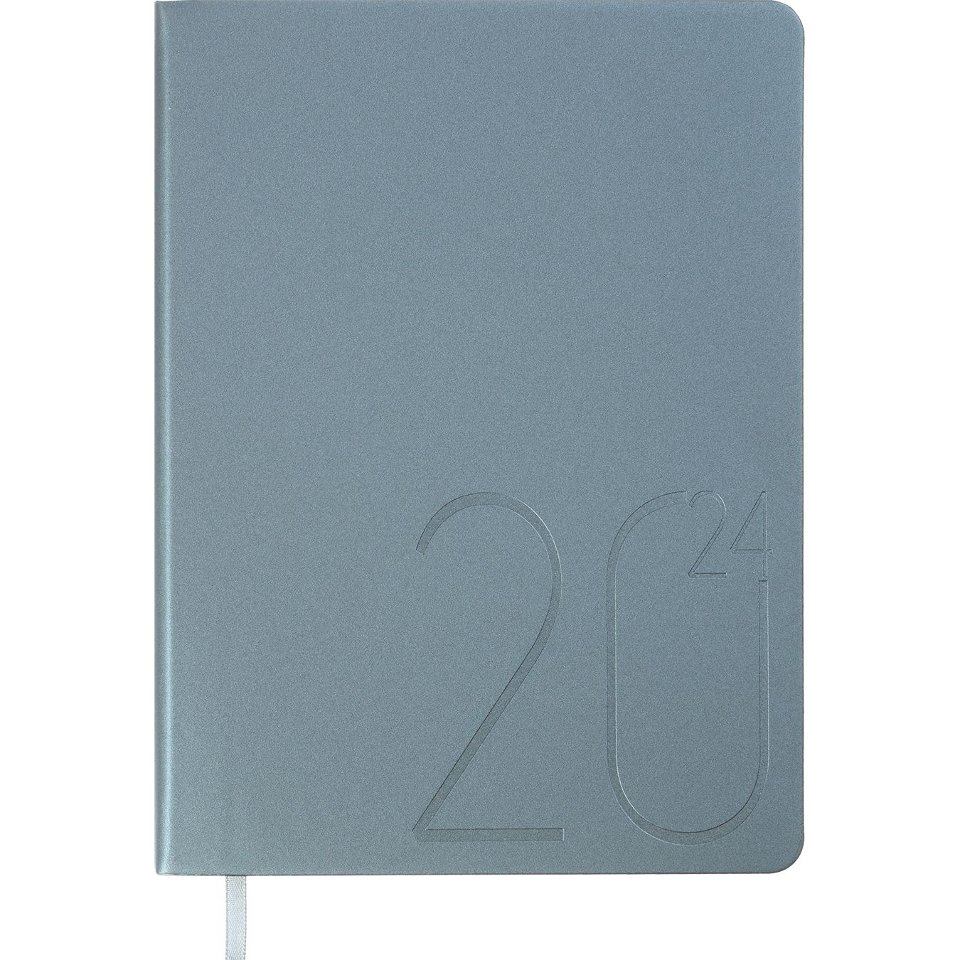 Ежедневник датированный Buromax Steel 2024 A5 голубой (BM.2127-30) - фото 1