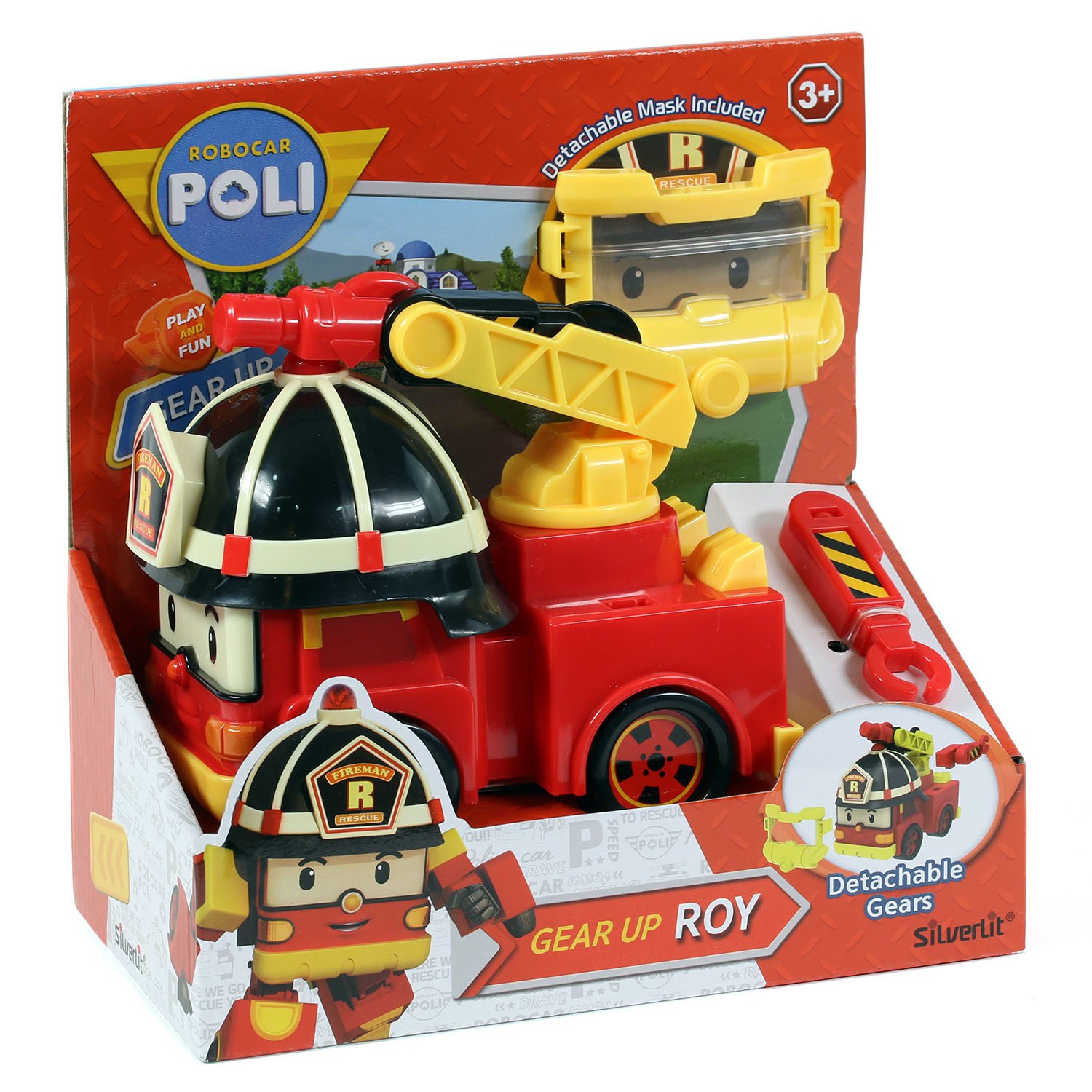 Машинка Robocar Poli Рой с аксессуарами (83394) - фото 1