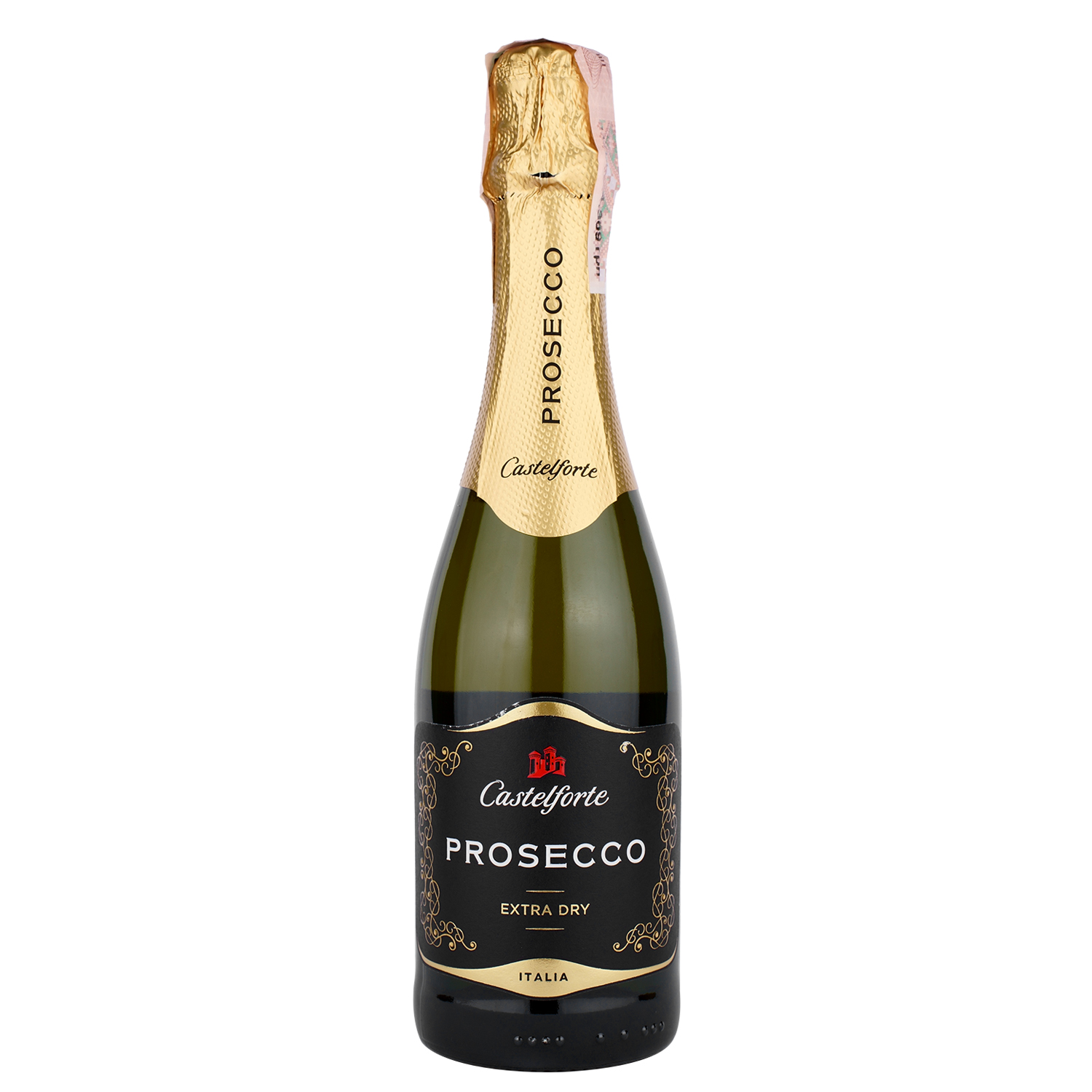 Ігристе вино Casalforte Prosecco Spumante Extra Dry DOC, біле, екстра сухе, 0,375 л - фото 1