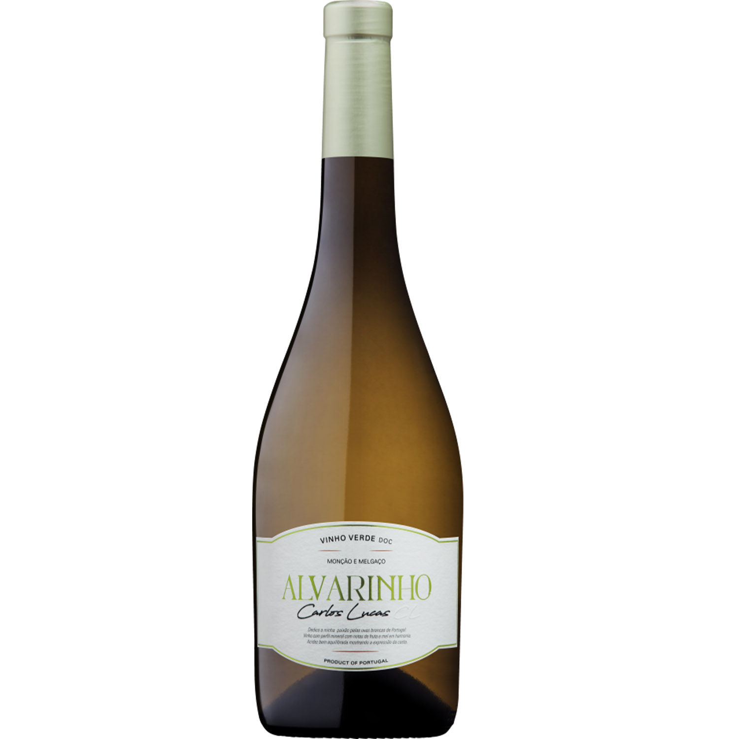 Вино Magnum Alvarinho от Carlos Lucas DO Vinhos Verdes 2018 белое сухое 0.75 л - фото 1
