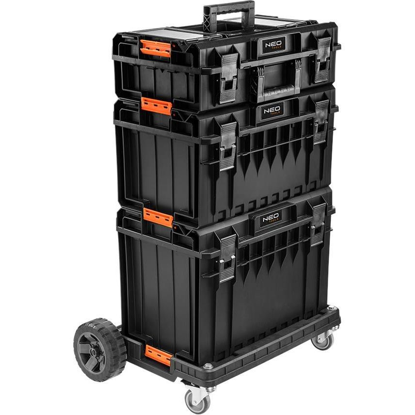 Модульная система для инструментов Neo Tools c платформой и колесами 3 модуля до 50 кг (84-259) - фото 1