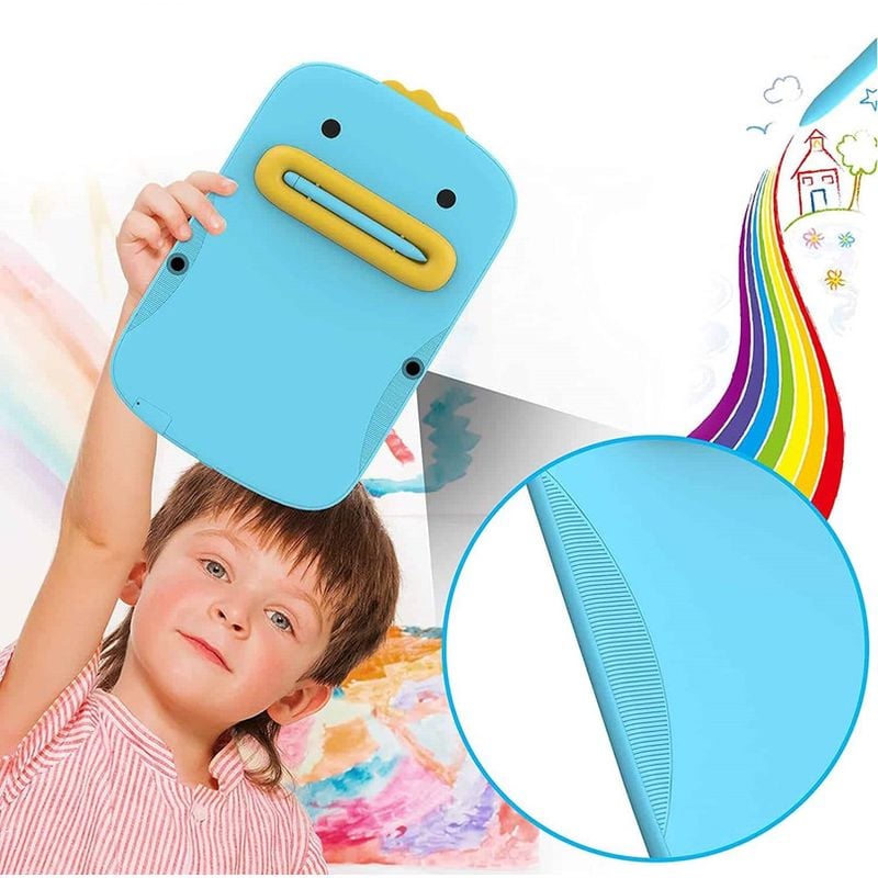 Детский LCD планшет для рисования Beiens Утенок 10” Multicolor голубой (К1001blue) - фото 6