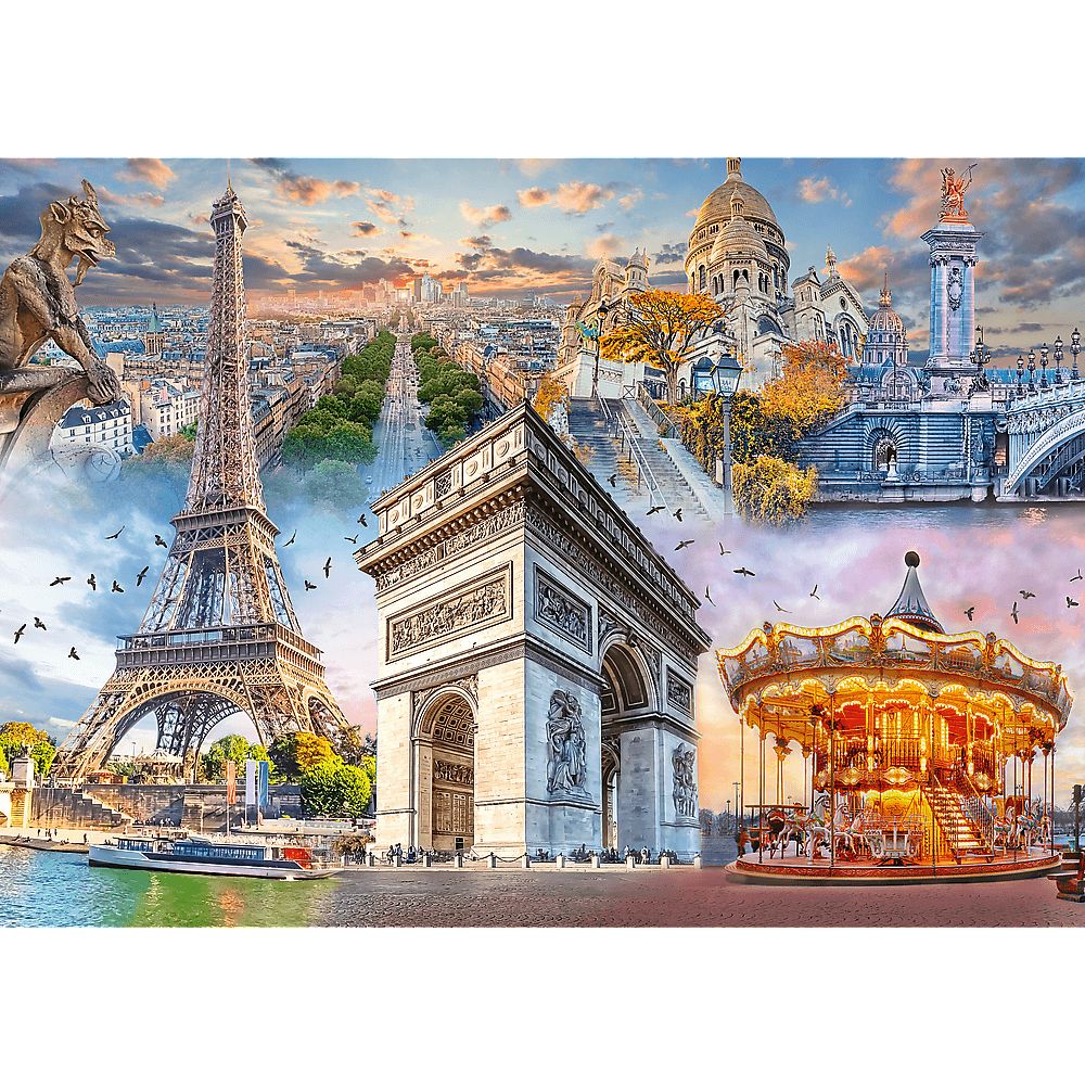 Пазли Trefl Вихідніу Парижі 2000 елементів - фото 2
