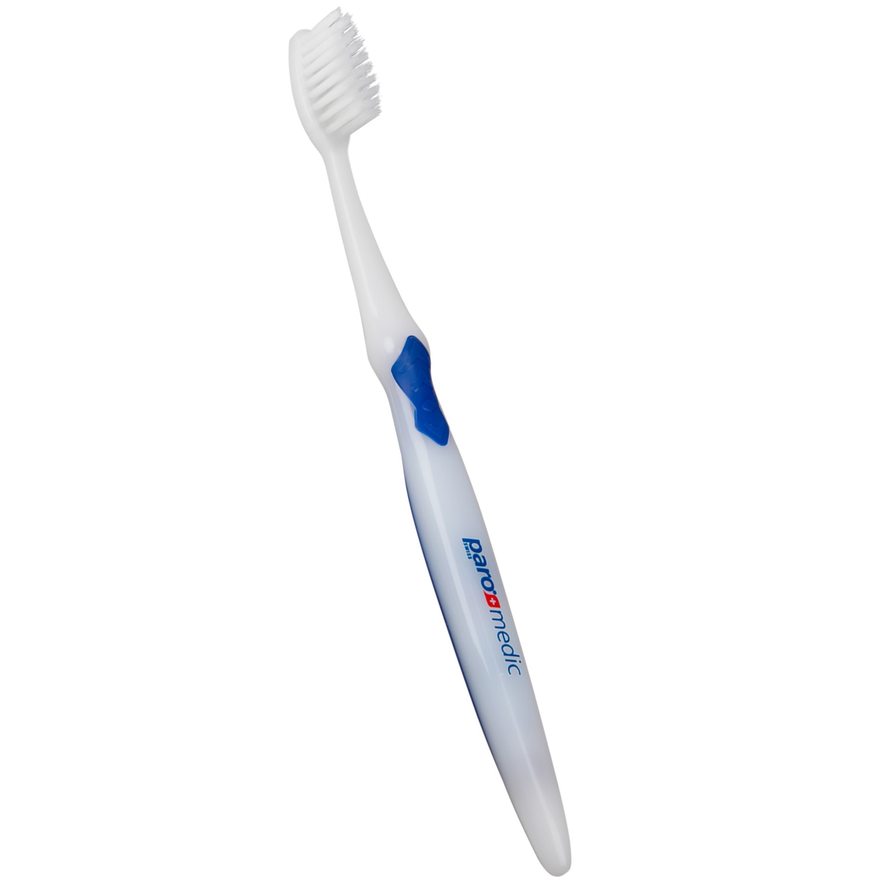 Зубна щітка з конічними щетинками Paro Swiss medic синя - фото 1