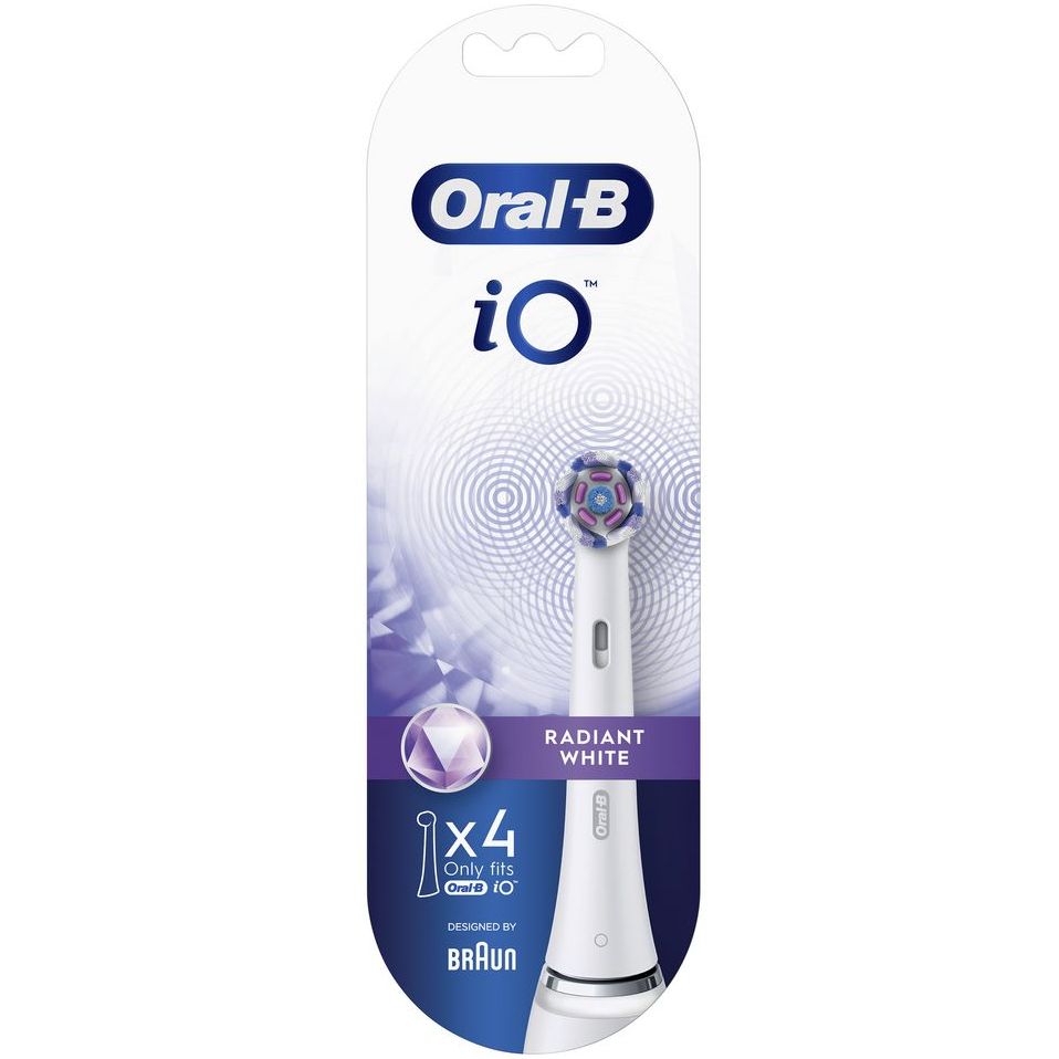 Насадки для електричної зубної щітки Oral-B iO Radiant White, 4 шт. - фото 2
