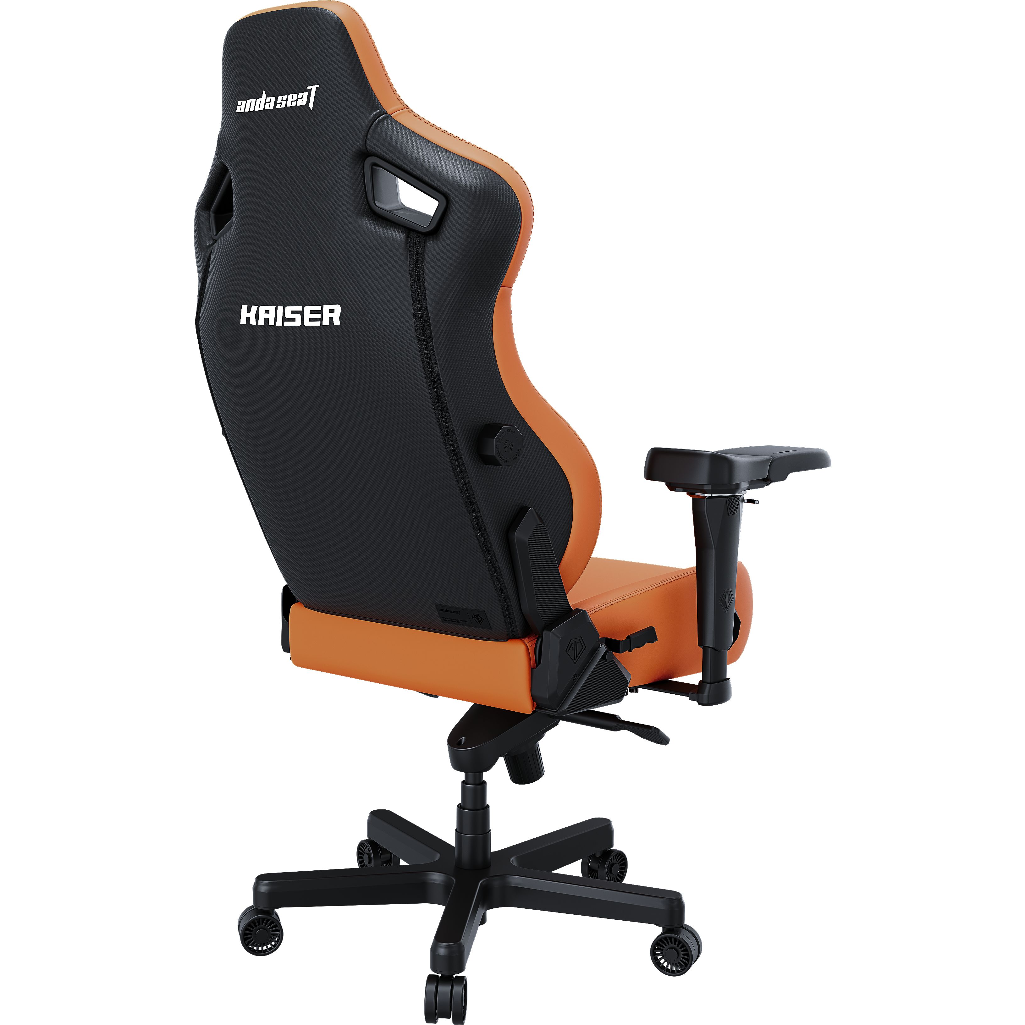 Кресло игровое Anda Seat Kaiser 4 Size XL Orange Premium PVC (AD12YDDC-XLL-20-O-PV/C) - фото 7