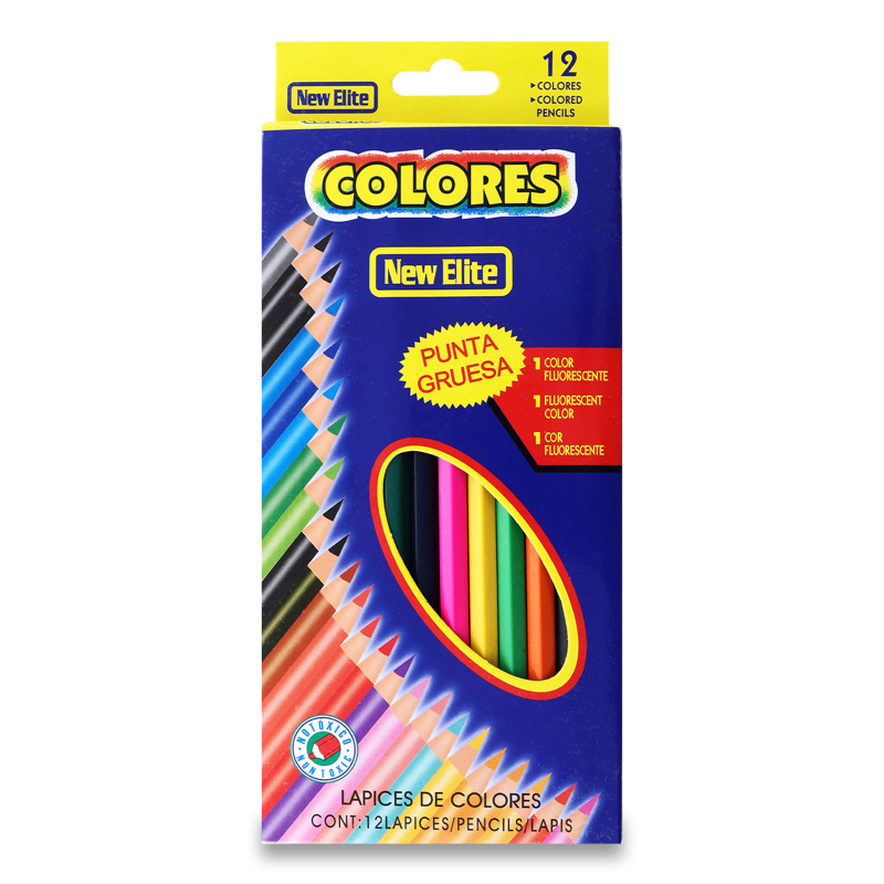 Олівці кольорові Offtop, 12 кольорів, 12 шт. (848728) - фото 1