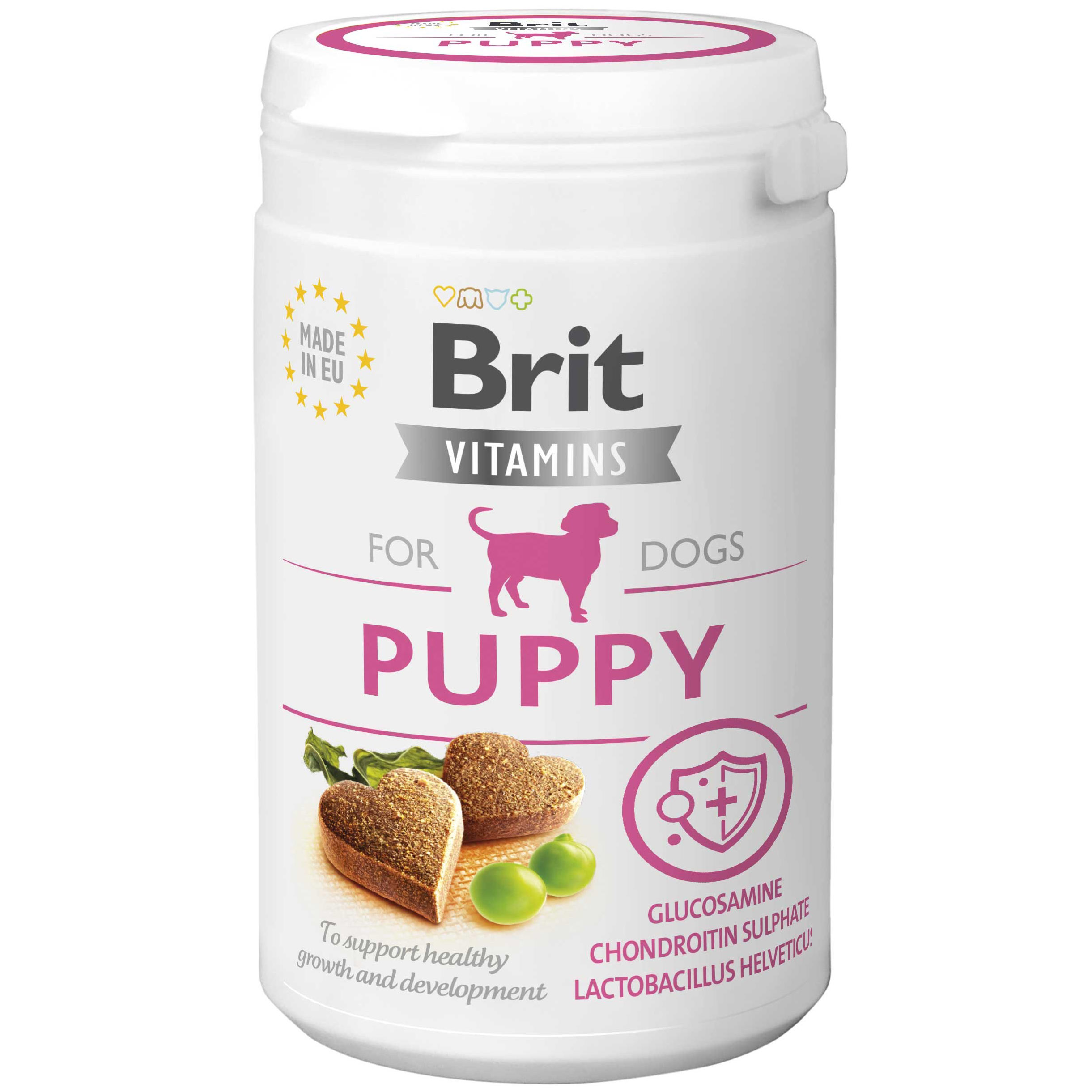 Вітаміни для цуценят Brit Vitamins Puppy для здорового розвитку 150 г - фото 1