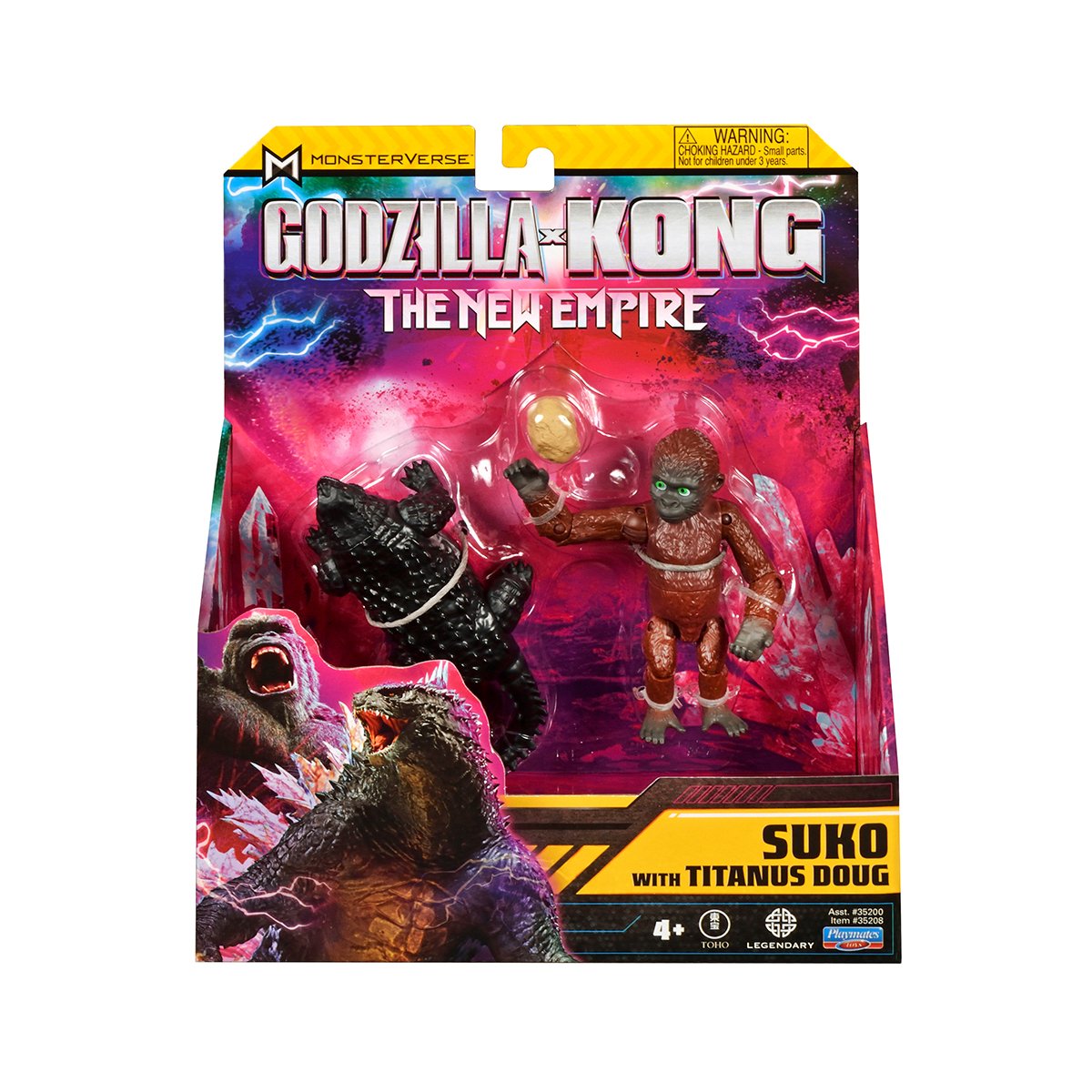 Набор фигурок Godzilla vs Kong Зуко с Дагом 9 см (35208) - фото 3