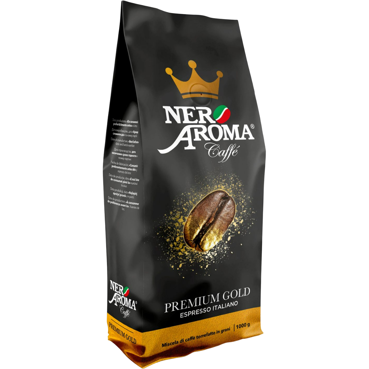 Кофе в зернах Nero Aroma Premium Gold, 1 кг (881650) - фото 1