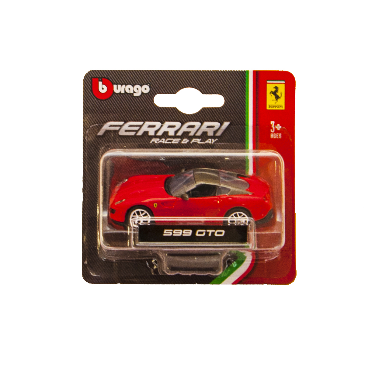 Автомодель Bburago Ferrari 1:64 красный (18-56000) - фото 2