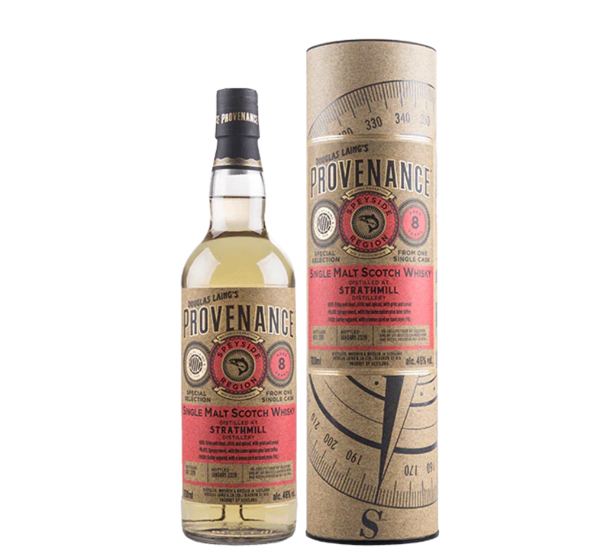 Віскі Douglas Laing Provenance Strathmill 8 yo Single Malt Scotch Whisky, 46%, 0,7 л - фото 1