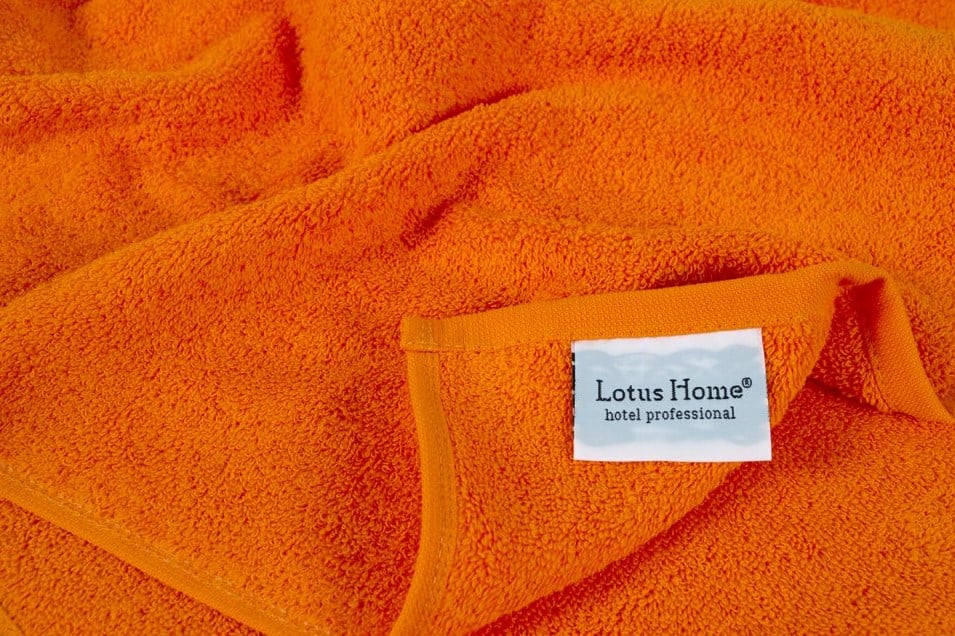 Полотенце Lotus Home Hotel Basic, махровое, 90х50 см, оранжевый (svt-2000022309332) - фото 2