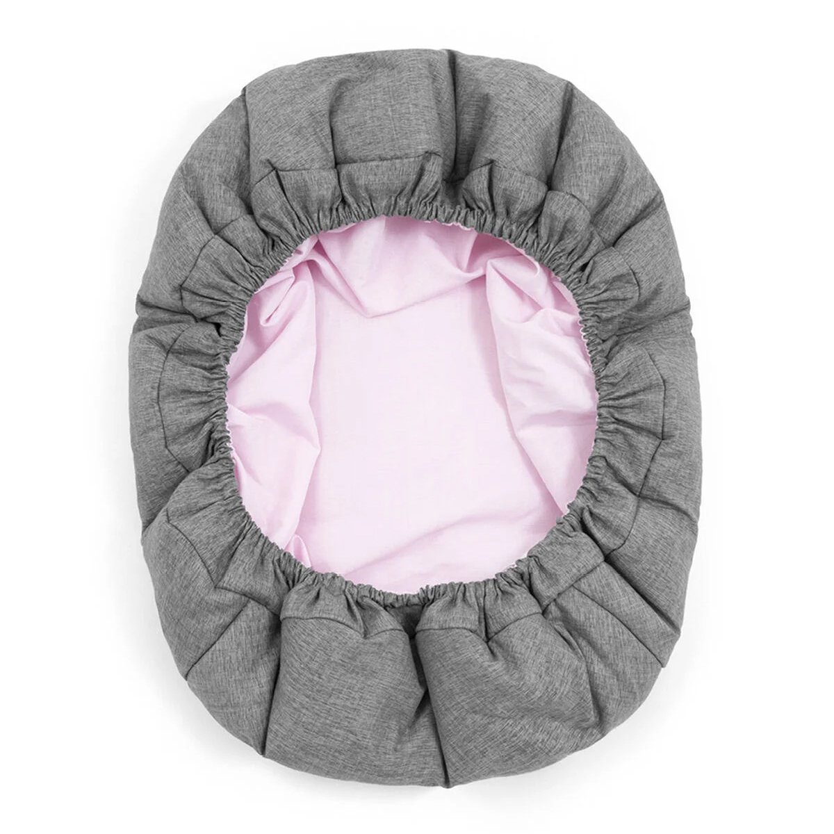 Шезлонг для новорожденного Stokke Nomi Newborn Set Black/Grey Pink (625902) - фото 5
