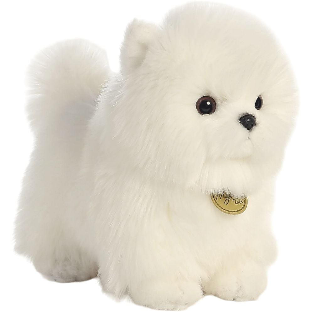 Мягкая игрушка Aurora Miyoni щенок Пом-Пом, 23 см, белая (150521A) - фото 1