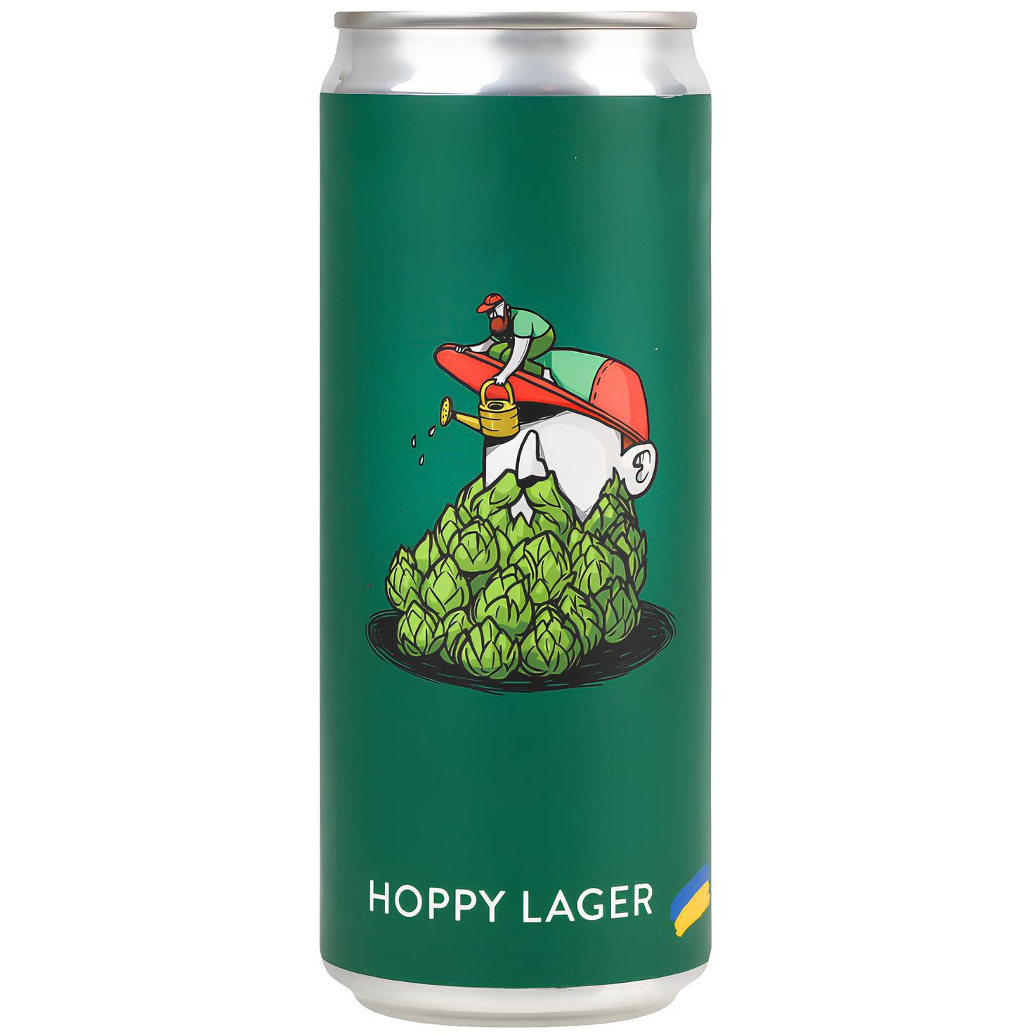 Пиво Varvar Hoppy Lager светлое нефильтрованное 5.6% 0.33 л ж/б - фото 1