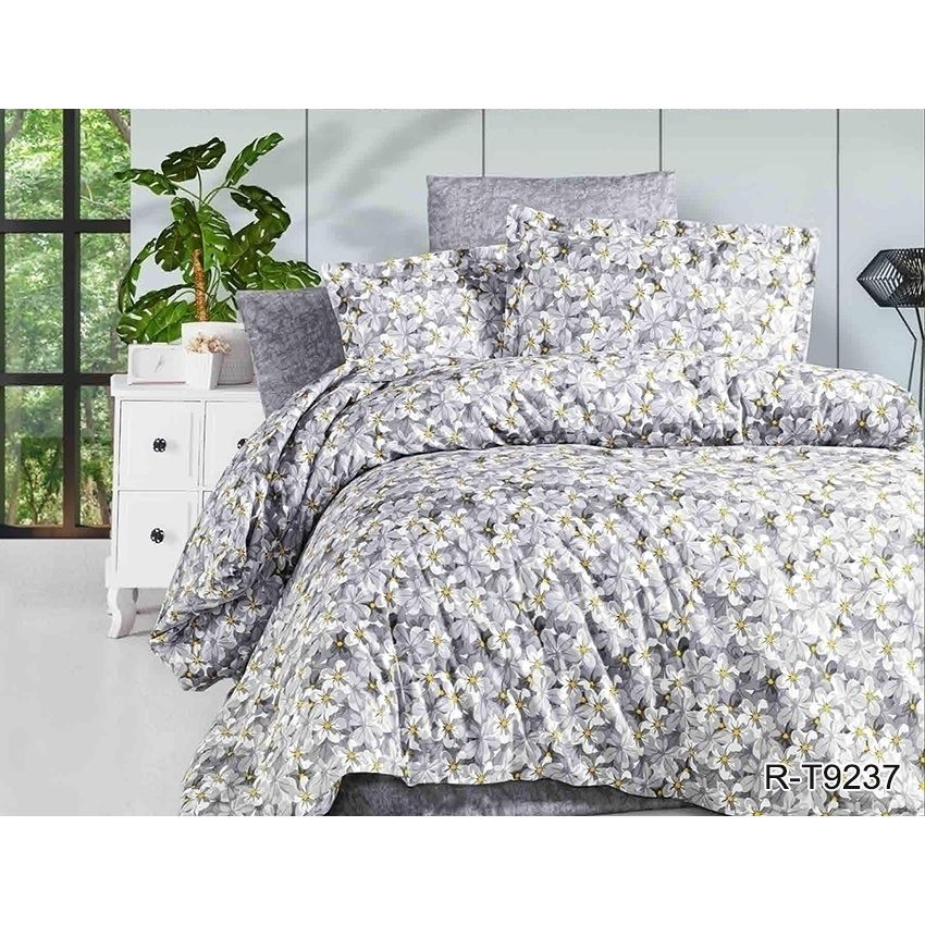 Комплект постельного белья TAG Tekstil с компаньоном Евро 000210771 (R-T9237) - фото 1