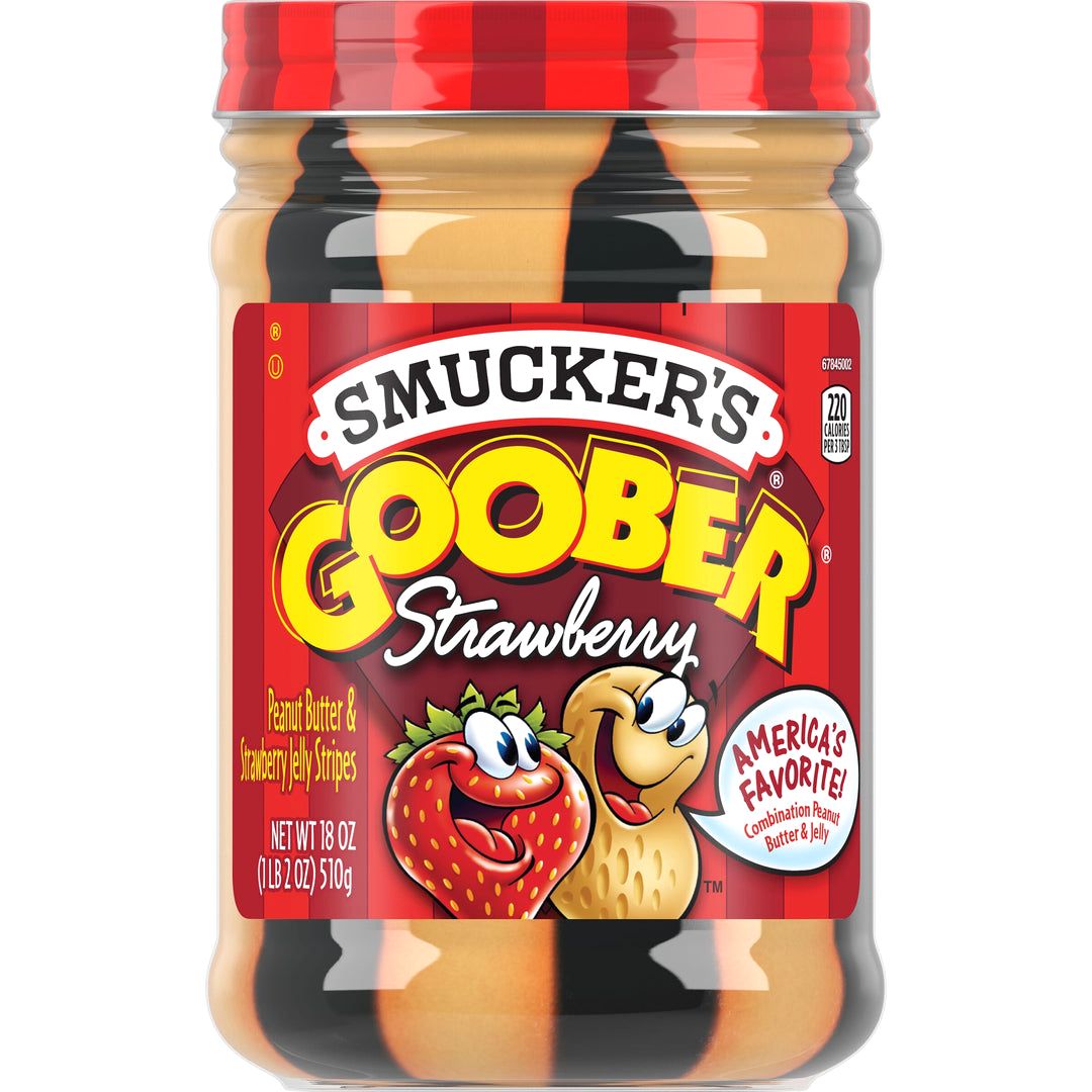 Паста арахісова Smucker's з полуничними смужками 510 г - фото 1