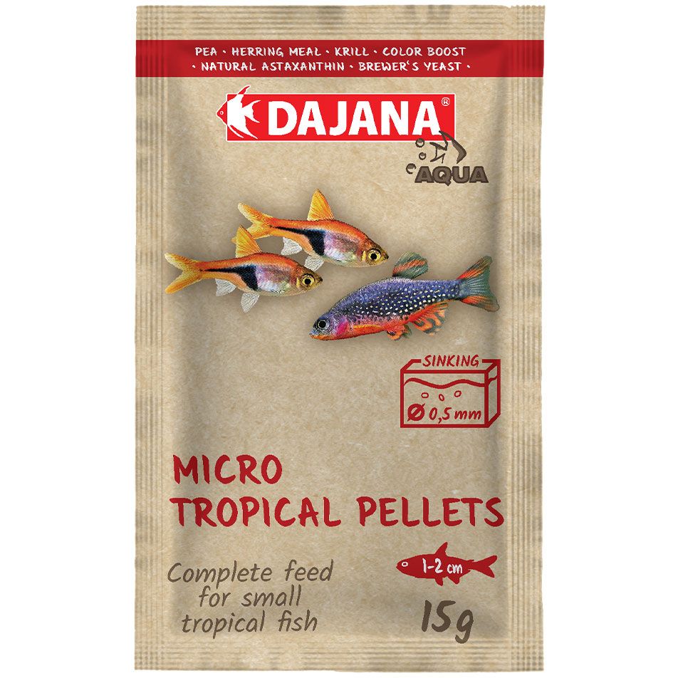 Корм Dajana Mikro Baby для мальков и мелких рыб порошкообразный 15 г - фото 1