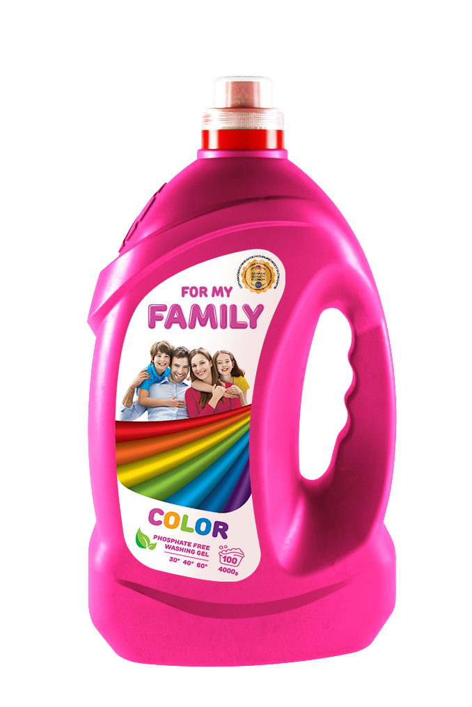 Гель для прання кольорових речей For my Family, 4 л (600193) - фото 1