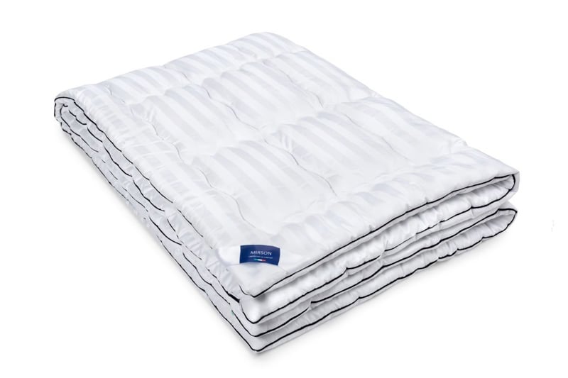 Одеяло антиаллергенное MirSon Royal Pearl Hand Made EcoSilk №066, демисезонное, 140x205 см, белое - фото 3
