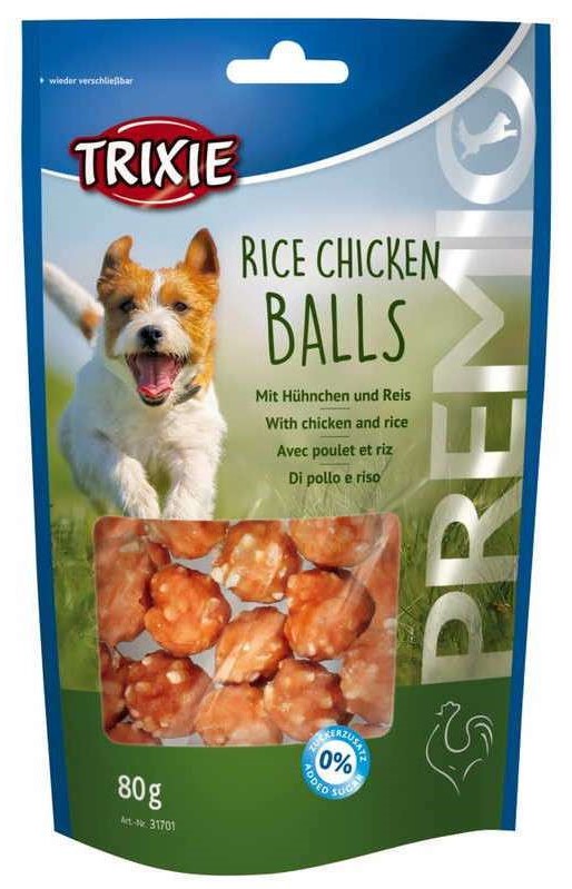 Ласощі для собак Trixie Premio Rice Chicken Balls, з рисом та куркою, 80 г - фото 1