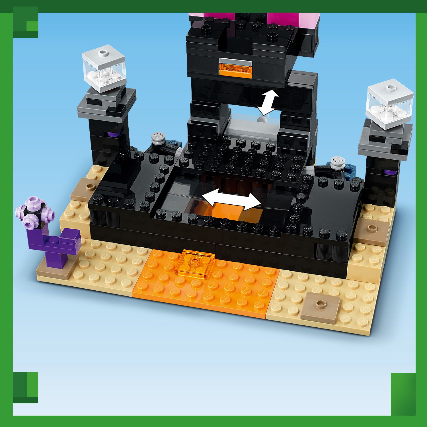 Конструктор LEGO Minecraft Конечная арена 252 деталей (21242) - фото 8