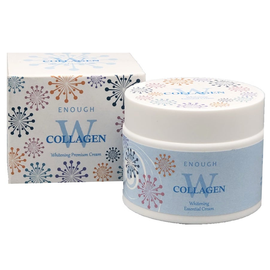 Крем для лица Enough W Collagen Whitening Premium Cream Осветляющий, 50 мл - фото 1