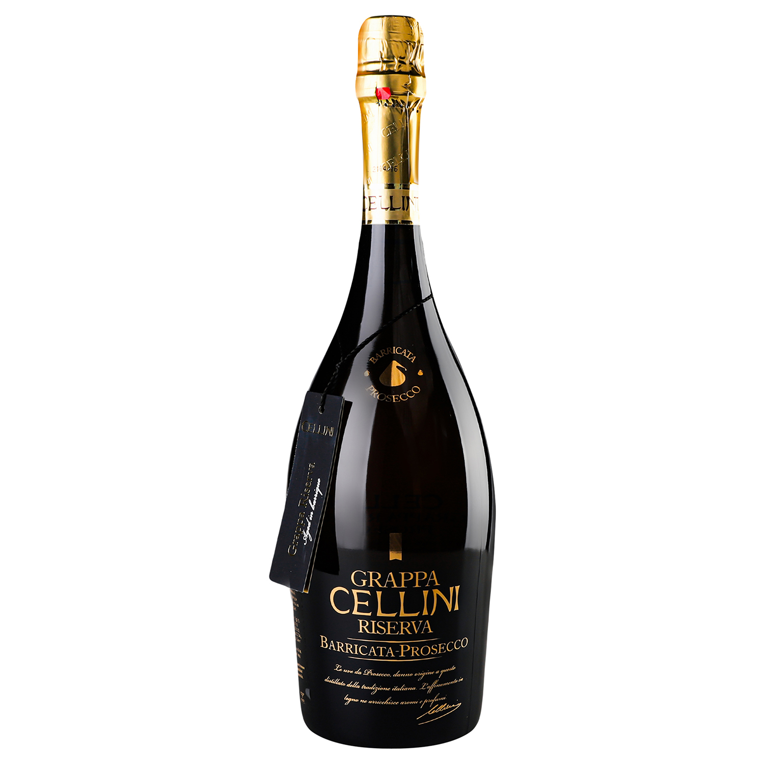 Граппа Bottega Cellini Prosecco Riserva 38%, 0,7 л (522241) - фото 1