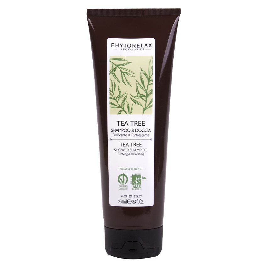 Шампунь-гель для душа Phytorelax Vegan&Organic Tea Tree, 250 мл (6022326) - фото 1