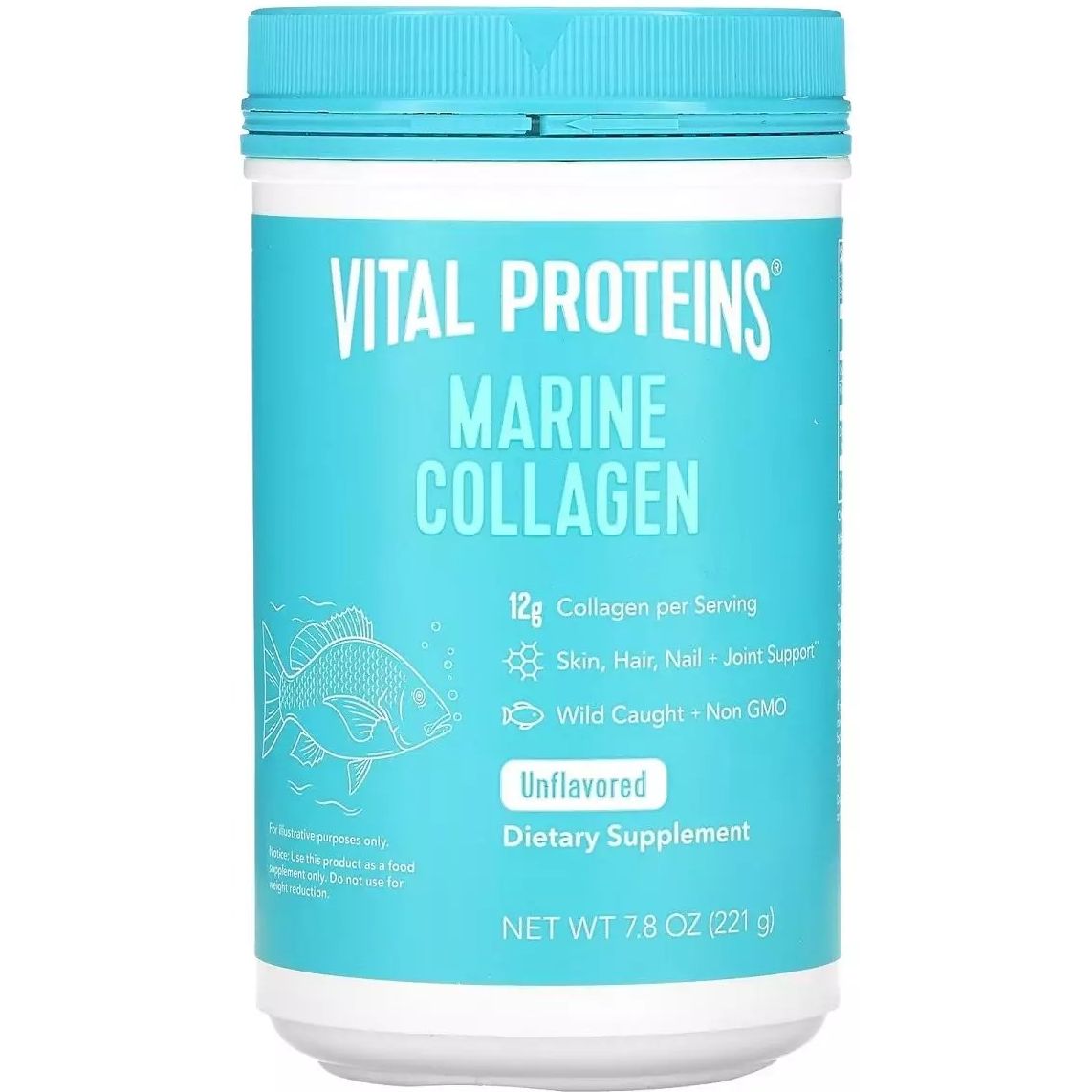 Морской коллаген из дикой рыбы Vital Proteins Marine Collagen Wild Caught 221 г - фото 1