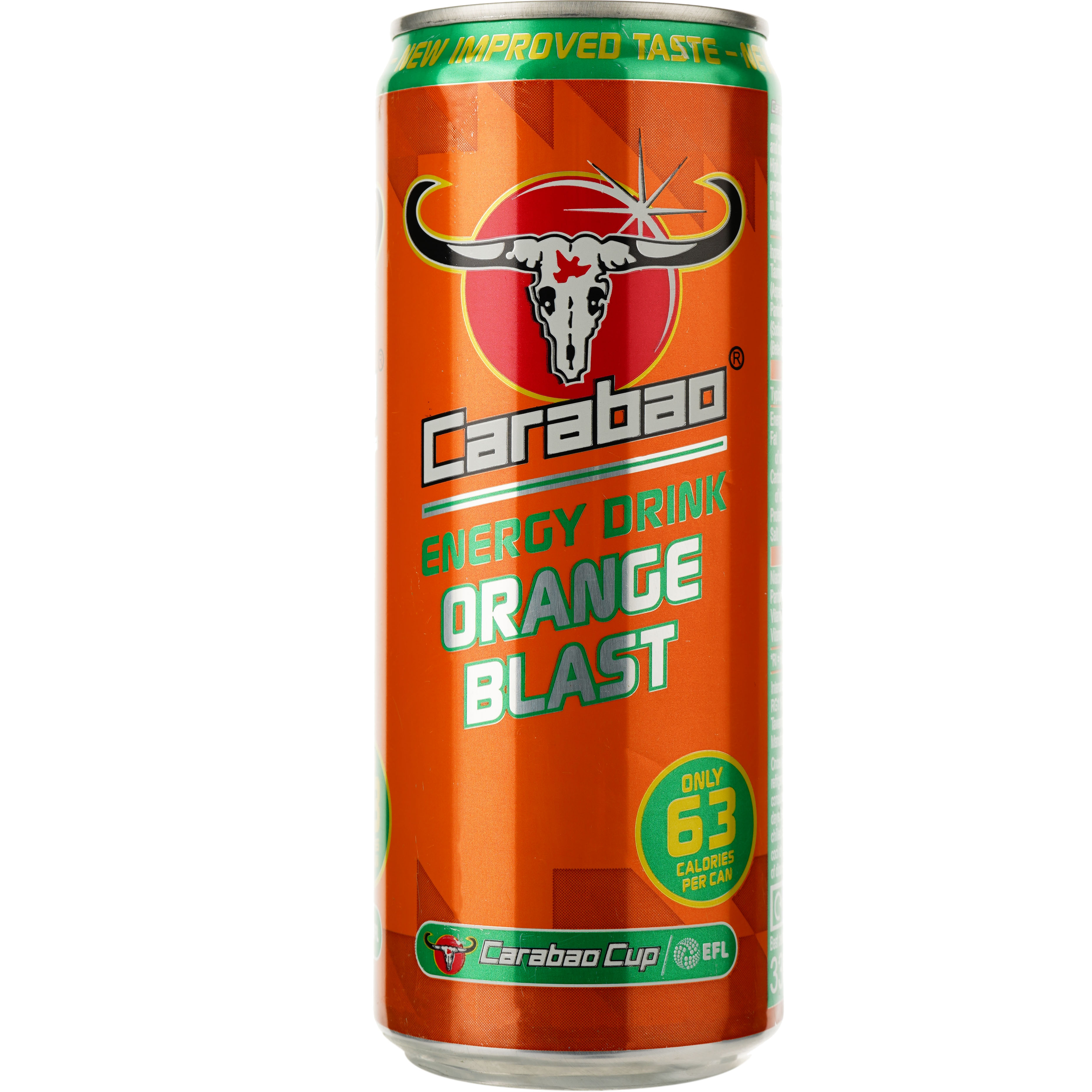 Энергетический безалкогольный напиток Carabao Orange Blast 330 мл - фото 1